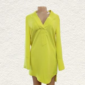Twelfth Street by Cynthia Vincent Vibrant Yellow Tunic